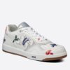 Replica Dior & Shawn Men’s B27 Low-Top Sneakers In White Leather 11