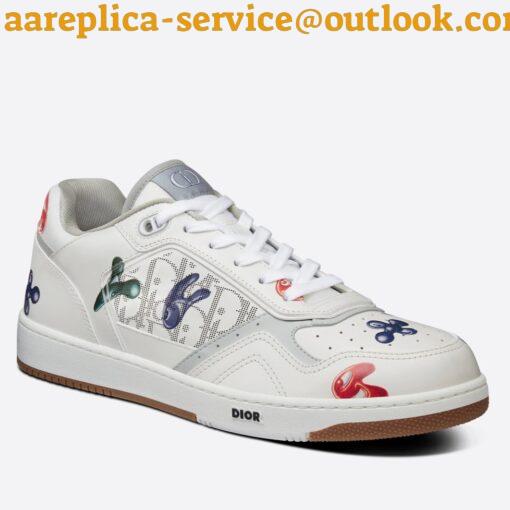 Replica Dior & Kenny Scharf B27 Low-Top Sneakers With Printed Motif