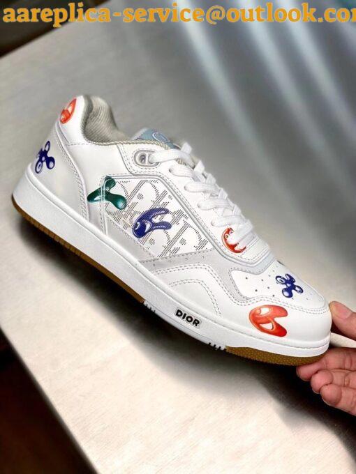 Replica Dior & Kenny Scharf B27 Low-Top Sneakers With Printed Motif 4