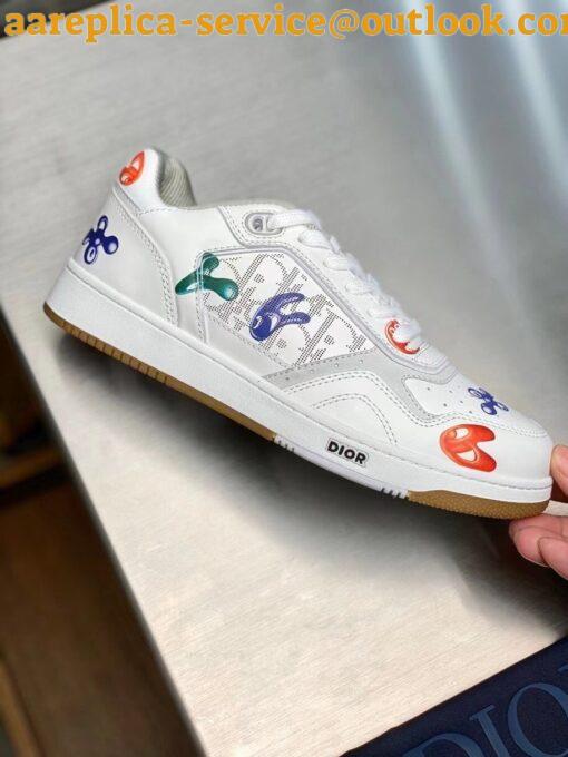 Replica Dior & Kenny Scharf B27 Low-Top Sneakers With Printed Motif 7