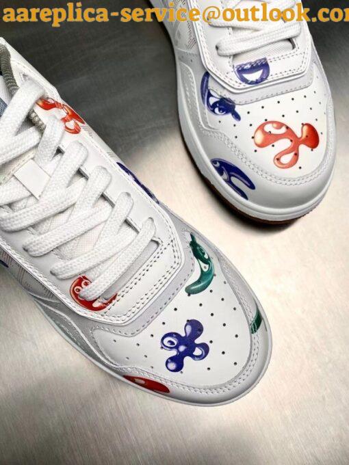 Replica Dior & Kenny Scharf B27 Low-Top Sneakers With Printed Motif 9