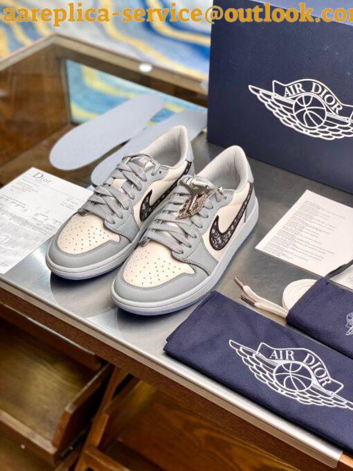 Replica Dior x Nike Air Jordan 1 Low-top Sneakers 7