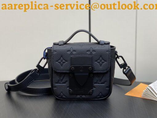 Replica Louis Vuitton Black Pico S-Lock LV Bag M83148