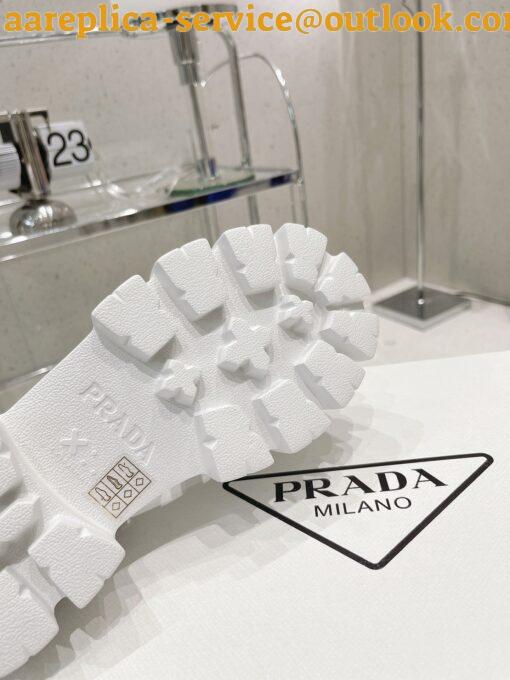 Replica Prada Foam Sandals in White Rubber 7