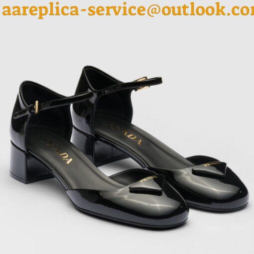 Replica Prada Monolith Padded Sandals In Black Nappa Leather 28