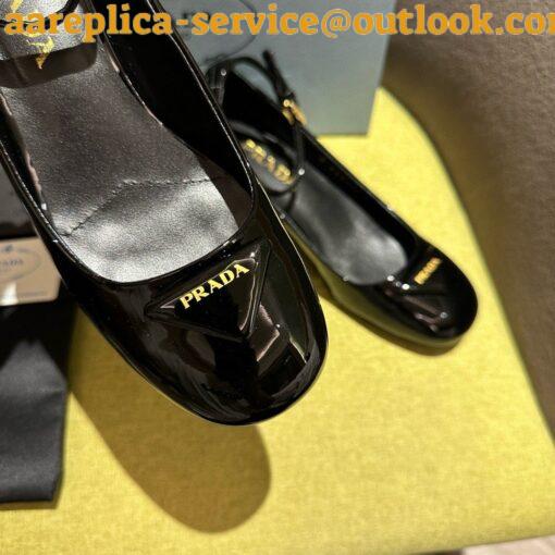 Replica Prada Monolith Padded Sandals In Black Nappa Leather 29