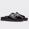 Replica Prada Women’s Satin Slides With Crystals 8