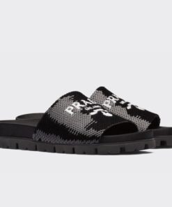 Replica Prada Women’s Slides Embroidered With Sequins