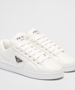 Replica Prada Women’s Sneakers in White Nappa Leather