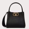 Replica Valentino Alltime Small Bag in Brown Grained Calfskin 22