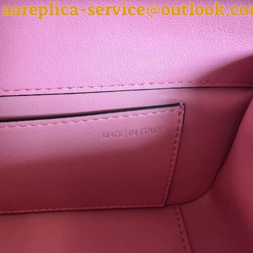 Replica Valentino Loco Large Shoulder Bag In Pink Calfskin 11