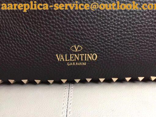 Replica Valentino Rockstud Medium Reversible Tote Bag Noir 20