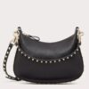 Replica Valentino Rockstud23 Shoulder Bag in Black Calfskin 11