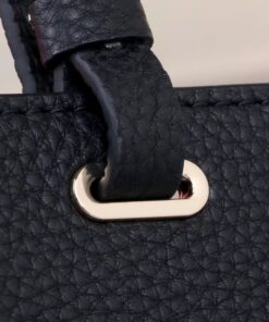 Replica Valentino Rockstud Small Tote In Black Grained Calfskin 2