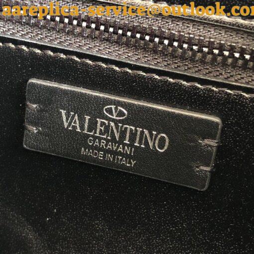 Replica Valentino Roman Stud Medium Chain Bag with Black Hardware 10