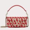 Replica Valentino Small Loco Shoulder Bag with Silver Crystals 12