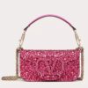 Replica Valentino Large Loco Shoulder Bag in Pony-effect Calfskin 13