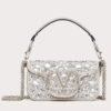 Replica Valentino Small Loco Shoulder Bag with Black Crystals 2