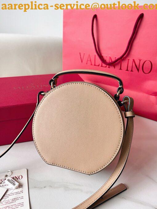 Replica Valentino VLogo Signature Mini Bag in Beige Calfskin 11