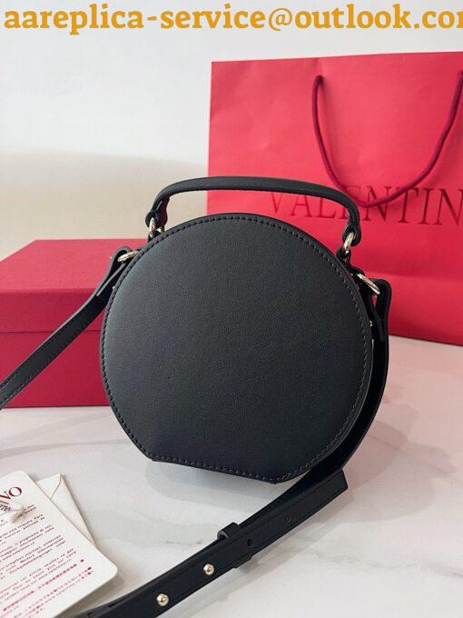 Replica Valentino VLogo Signature Mini Bag in Black Calfskin 10