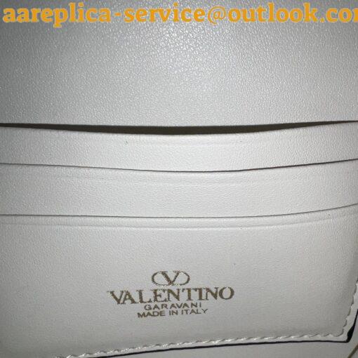 Replica Valentino VLogo Signature Mini Bag in White Calfskin 8