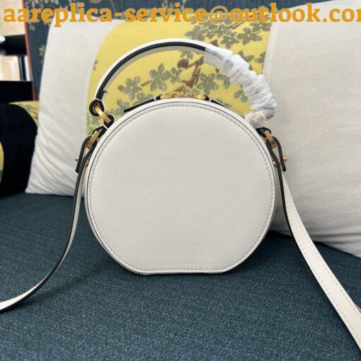 Replica Valentino VLogo Signature Mini Bag in White Calfskin 11